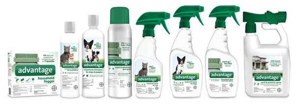 Advantage Dog Flea Treatment Spray Kills Fleas & Ticks Dog Flea Spray 15 Oz.