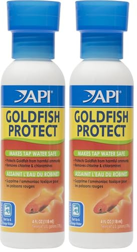 Api Goldfish Protect Aquarium Water Conditioner 4-Ounce Bottle (Pack Of 2)