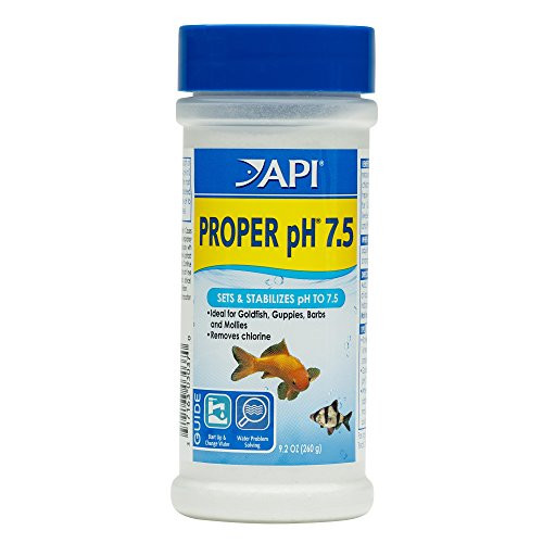 Api Proper Ph 7.5 Freshwater Aquarium Water Ph Stabilizer 9.2-Ounce Container Proper Ph 7.5 Pwdr Jar-Small Whites & Tans 260 Grams