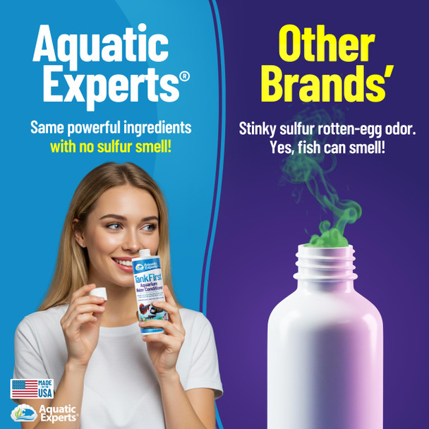 Aquatic Experts Kloudaway Freshwater Aquarium Water Clarifier - Clears Cloudy Water Water Clarifier For Fish Tank Made In Usa Aquatic Experts (500 Ml)