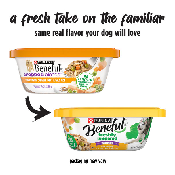 Beneful Purina Beneful Freshly Prepared Blends Wet Dog Food Variety Pack With Beef Chicken Or Lambã£¢Ã‚Š¬Ã‚¯Dog Food - (Pack Of 12) 10 Oz. Tubs