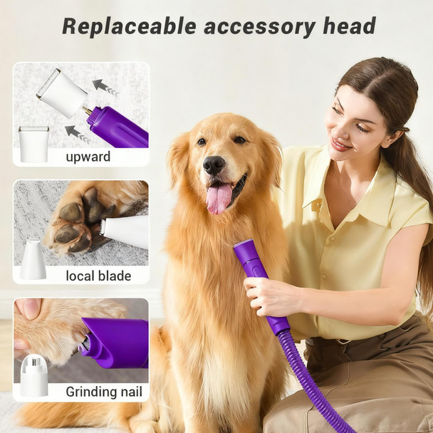 Bunfly Bunfly Dog Grooming Kit & Dog Hair Vacuum 3.5L Capacity Pet Grooming Vacuum With 13000Kpa Strong Suction 99% Pet Hair17 Tools Shedding Pet Hair Home Cleaning -White