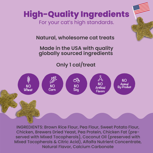 Catstages By Nina Ottosson Purrfect Bitez Natural Crunchy Cat Treats For Puzzles Toys Feeders & Training Usa-Made Real Whitefish Flavor 4Oz