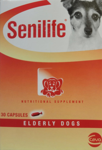 Ceva Segminismart Ceva Animal Health D59010B Senilife Nutritional Supplement For Elderly Dogs- 30 Capsules/ Box