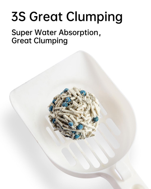 Cutepol Mixed 4-In-1 Clumping Cat Litter 33 Lb Odor Control And Rapid Clumping Water Absorbent And Flushable Dust- Multi-Cat Bentonite Tofu Cat Litter Jasmine Scent 5.5Lb/Pack