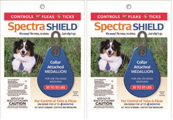 Durvet Spectra Shield Collar Attached Medallion 30 To 55-Pound