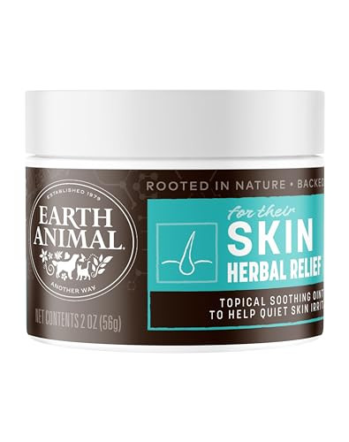 Earth Animal Apothecary Natural Grooming - For Their Skin Herbal Relief Balm For Dogs & Cats - 2 Oz