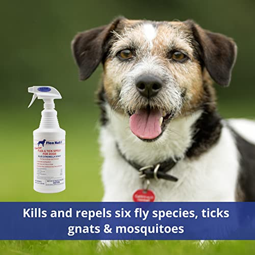 Farnam Flea Halt Water-Based Flea & Tick Spray For Dogs Plus Citronella Scent 40 Fl Oz