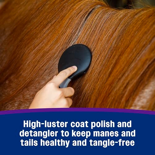 Farnam Vetrolin Shine High-Luster Coat Polish And Detangler Spray Ideal For Horses And Dogs 32 Oz.