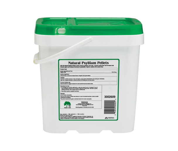 Farnam Equi Aid Natural Horse Psyllium Pellets Supplement Supports Removal Of Sand & Dirt From The Ventral Colon 10 Pounds 32 Scoops