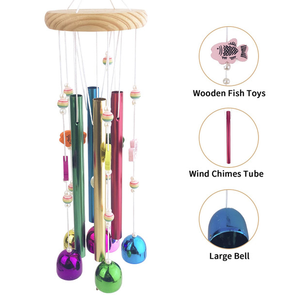 Flidrunest Flidrunest Bird Chewing Toys With Colorful Bells Conure Wind Chimes Chew Toy With Colorful Stick Bird Parrot Cage Hanging Bells Toys For Conure Budgie Parakeet Cockatiel Lovebird