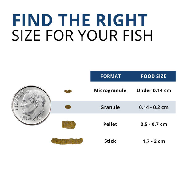 Fluval Bug Bites Tropical Fish Food Large Granules For Medium To Large Sized Fish 3.74 Lb. A6597 Brown