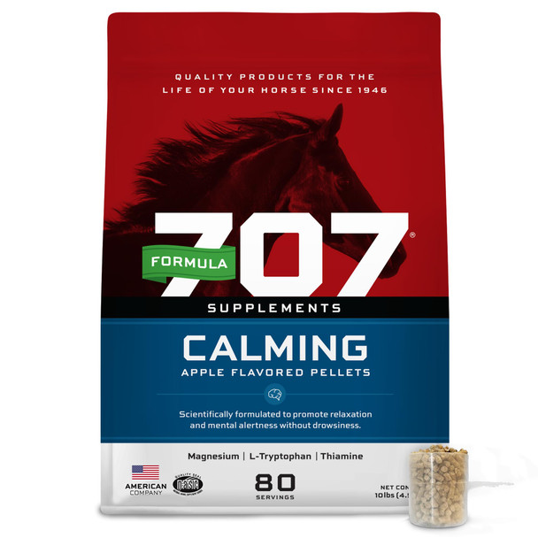 Formula 707 Calming Equine Supplement 5Lb Bag Ãƒ¢Ã‚Š¬Ã‚‚¬Å’ Anxiety Relief And Enhanced Focus For Horses Ãƒ¢Ã‚Š¬Ã‚‚¬Å’ L-Tryptophan Thiamine & Magnesium