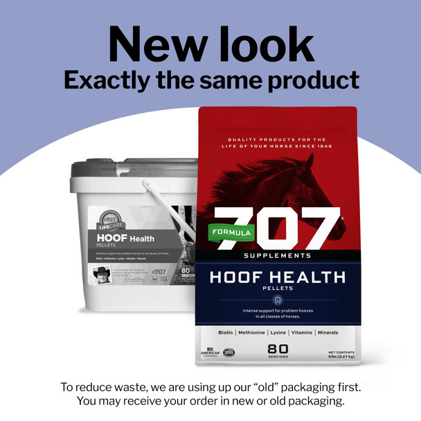 Formula 707 Hoof Health Equine Supplement 5 Lb Bag - 80 Servings Ãƒ¢Ã‚Š¬Ã‚‚¬Å’ Biotin Amino Acids And Minerals To Improve And Support Healthy Horse Hooves