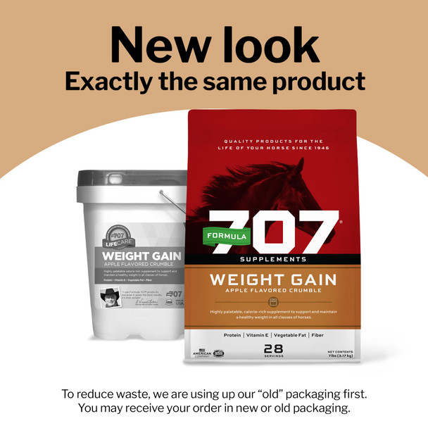 Formula 707 Weight Gain Crumble Equine Supplement 7 Lb Bag Ãƒ¢Ã‚Š¬Ã‚‚¬Å’ Palatable Calorie-Rich Nutritional Support For Hard-To-Keep And Senior Horses