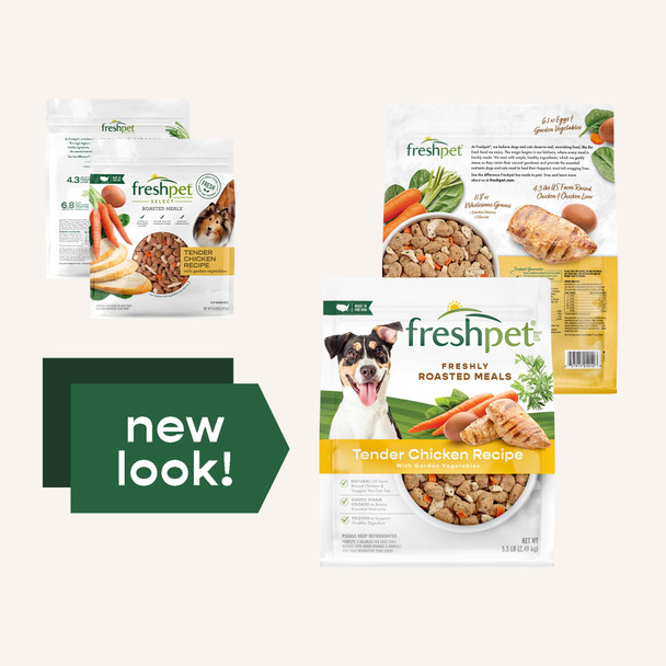 Freshpet Freshpet Fresh Dog Food Freshly Roasted Meals Tender Chicken Recipe 5.5 Lb