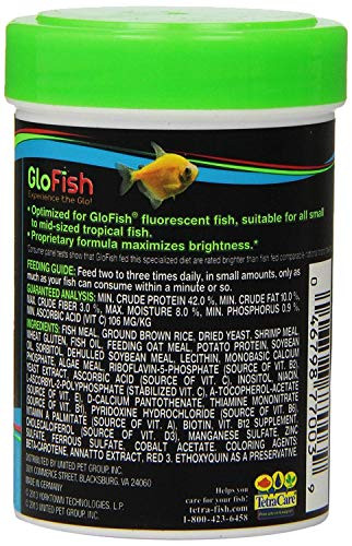 Glofish 1.59-Ounce Colorful 4 Flake Blend Food For Fishes