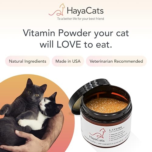 Haya Pets Hayacats L-Lysine Powder For Cats Ãƒ¢Ã‚Š¬Ã‚‚¬Å’ Immune & Respiratory Support Ãƒ¢Ã‚Š¬Ã‚‚¬Å’ Vet Formulated Supplement With Chicken Liver Ãƒ¢Ã‚Š¬Ã‚‚¬Å’ Made In Usa Ãƒ¢Ã‚Š¬Ã‚‚¬Å’ 60 Servings