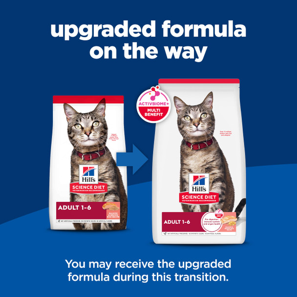 Hill'S Science Diet Adult 1-6 Adult 1-6 Premium Nutrition Dry Cat Food Chicken Recipe 4 Lb Bag