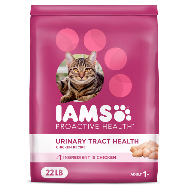 Iams Proactive Health Adult Urinary Tract Health Dry Cat Food With Chicken 7 Lb. Bag