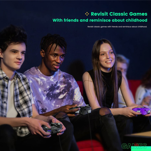 GC Controller, Replacement for Gamecube Controller, Compatible with Wired USB Game Cube Controller/PC Windows 7 8 10 PC (Blue)