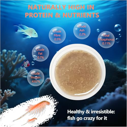 Jadingsfarm Brine Shrimp Fish Food - High Protein Non-Living Adult Brine Shrimp For Bettas Goldfish Cichlids & - Color Enhancing Ãƒ¢Ã‚Š¬Ã‚‚¬¹Ãƒ¢Ã‚Š¬Ã‚‚¬¹-Instant Liquid Slow Sinking Tropical Fish Food (12.5Oz)Ãƒ¢Ã‚Š¬Ã‚‚¬¹