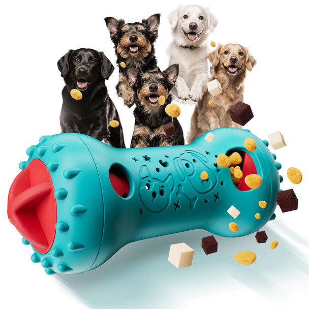 Knitly Interactive Dog Toys Adjustable Treat Dispensing Toy To Keep Them Busy Dog Enrichment For Brain Stimulation & Cognitive For Puppy Puzzle To Reduce Boredom - Ideal For Cats And Dogs