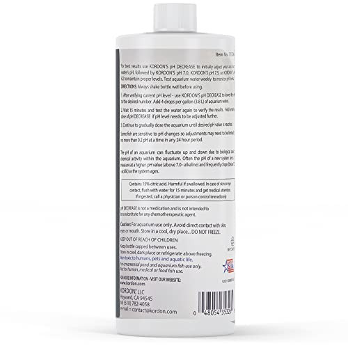 Kordon #35326 Ph Decrease Adjuster For Aquarium 16-Ounce