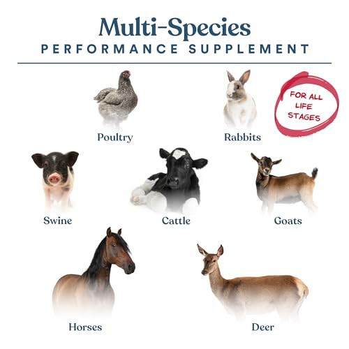 Manna Pro Calf-Manna Multi-Species Performance Supplement For Livestock Poultry Cattle Goats Rabbits Swine Horses & Deer High-Protein Animal Feed Additive For Growth Weight Gain 10 Lb Bag