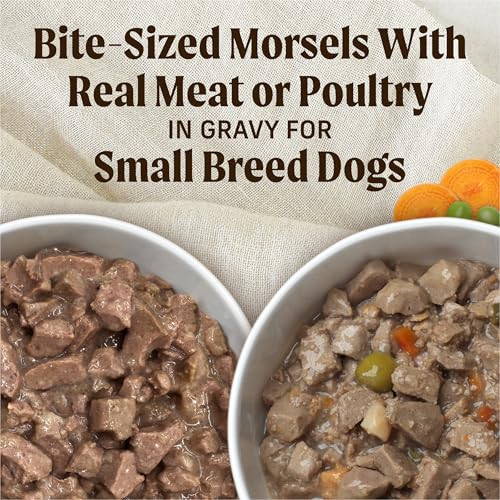 Merrick Lilã£¢Ã‚Š¬Ã‚Ž¢ Plates Grain Dinner Duos Soft Natural Wet Small Dog Food Variety Pack Beef And Turkey - (Pack Of 1) 2.6 Lb. Tubs