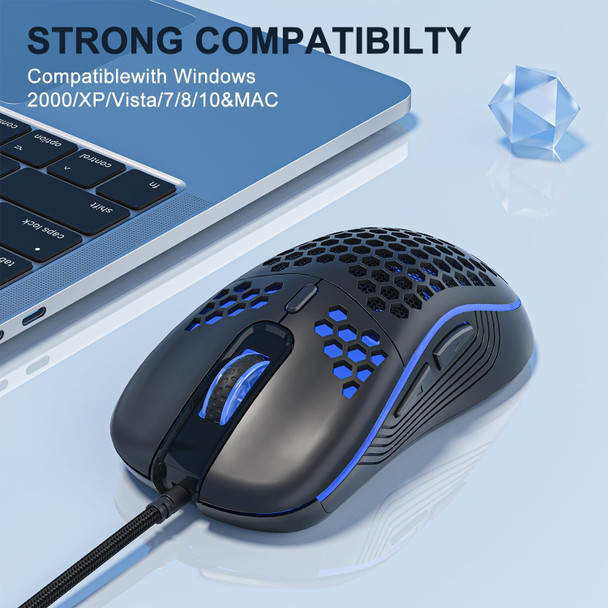 Wired Gaming Mouse with,RGB Backlight high Precision 8800 DPI USB Plug Play Lightweight Gaming Mouse, 6 programmable Buttons,Ergonomic Wired Mouse for Laptop,Computer,PC,Mac(Black) Wired Gaming Mouse with,RGB Backlight high Precision 8800 DPI USB Plug Play Lightweight Gaming Mouse, 6 programmable Buttons,Ergonomic Wired Mouse for Laptop,Computer,PC,Mac(Black)
