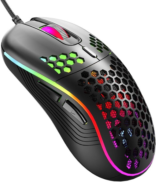 Wired Gaming Mouse with,RGB Backlight high Precision 8800 DPI USB Plug Play Lightweight Gaming Mouse, 6 programmable Buttons,Ergonomic Wired Mouse for Laptop,Computer,PC,Mac(Black) Wired Gaming Mouse with,RGB Backlight high Precision 8800 DPI USB Plug Play Lightweight Gaming Mouse, 6 programmable Buttons,Ergonomic Wired Mouse for Laptop,Computer,PC,Mac(Black)