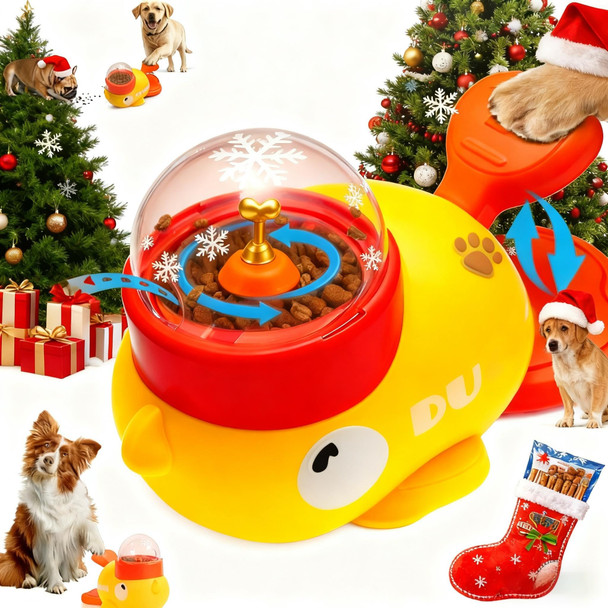 Nollapo Small Dog Interactive Treat Dispenser Toy Food Puzzle Slow Feeder