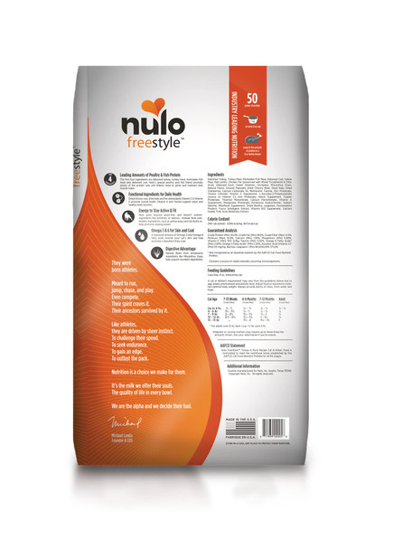 Nulo Style High Protein Cat & Kitten Food Chicken & Cod Recipe - Natural Grain- Dry Cat Food With Omega Fatty Acids & Probiotics 14 Lb Bag