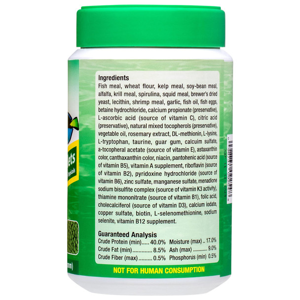 Ocean Nutrition Formula Two Pellets - Fish Food For Herbivorous & Omnivorous Marine Tropical Fish High Protein(40%) - 7 Oz (200 G) Small Pellets
