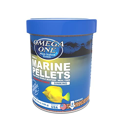 Omega One Garlic Marine Small Sinking Pellets 4.5 Oz.