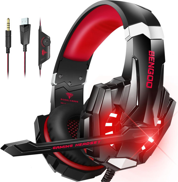BENGOO Gaming Headset (Red) BENGOO Gaming Headset (Red)