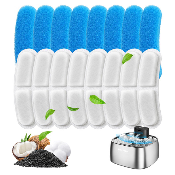 Pawtners Pumpless Cat Water Fountain Stainless Steel Automatic Cordless Cats And Dogs Water Dispenser 108Oz/3.2L Pawtners Battery Operated Pet Fountain With Smart Indicator &150Ãƒšã‚° Motion Sensor