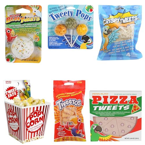 Penn-Plax Tweet Eats Bundle Ãƒ¢Ã‚Š¬Ã‚‚¬Å’ Natural Pet Treats For Birds Ãƒ¢Ã‚Š¬Ã‚‚¬Å’ Includes Six Different Bird Snacks Including Tweetos Mighty Beak Tweets And Crispy Tweets