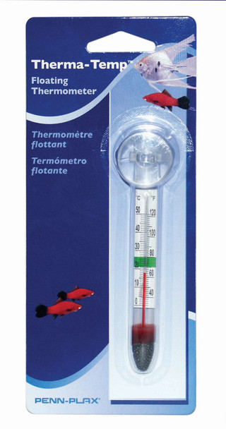 Penn-Plax Therma-Temp Floating Aquarium Thermometer Ãƒ¢Ã‚Š¬Ã‚‚¬Å’ Mercury Ãƒ¢Ã‚Š¬Ã‚‚¬Å’ Safe For Freshwater And Saltwater Fish