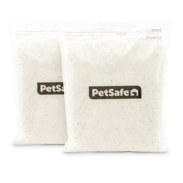 Petsafe Scoop Premium Crystal Cat Litter - Outperforms Clay Litter - Refill Packs - Reusable Tray Compatible - Fresh Scent - 4.3 Lb Bags - 2 Pack