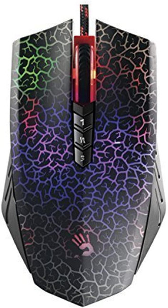 Bloody Optical Gaming Mouse with Light Strike (LK) Switch & Scroll - Fully Programmable and Advance Macros (A70)