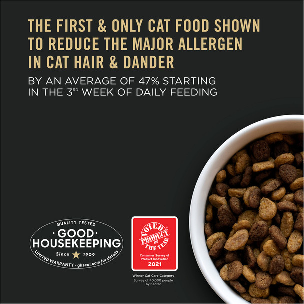 Purina Pro Plan Allergen Reducing Sensitive Skin & Stomach High Protein Cat Food Liveclear Turkey And Oatmeal Formula - 3.2 Lb. Bag