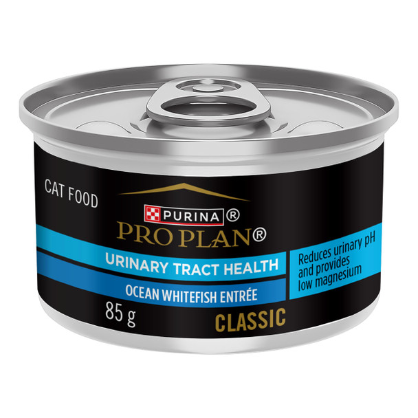 Purina Pro Plan Urinary Tract Cat Food Wet Pate Urinary Tract Health Ocean Whitefish Entree - (Pack Of 24) 5.5 Oz. Cans
