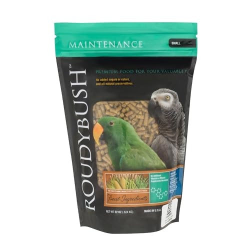 Roudybush Daily Maintenance Food For Birds - Scientifically Formulated Bird Feed - Bird Food Pellets W/Corn Wheat Soy & More - Nutritious & Healthy Feed For Birds (Small 22Oz)