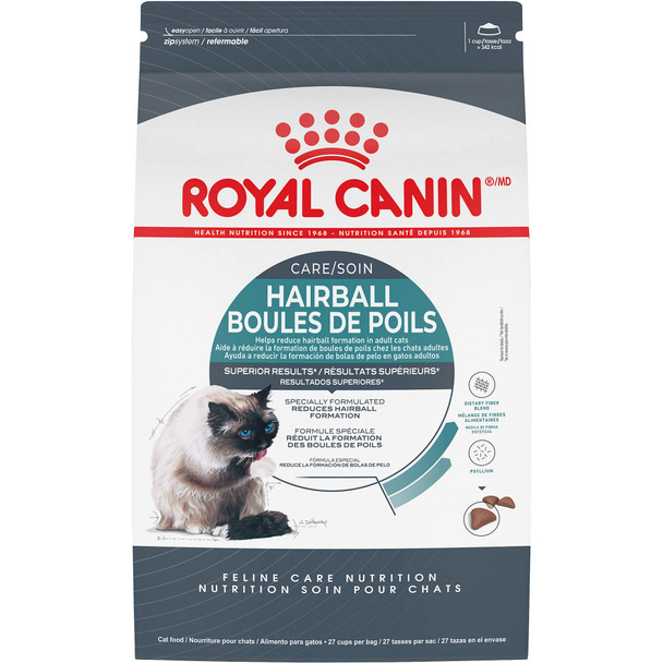 Royal Canin Feline Care Nutrition Hairball Care Adult Dry Cat Food 14 Lb Bag