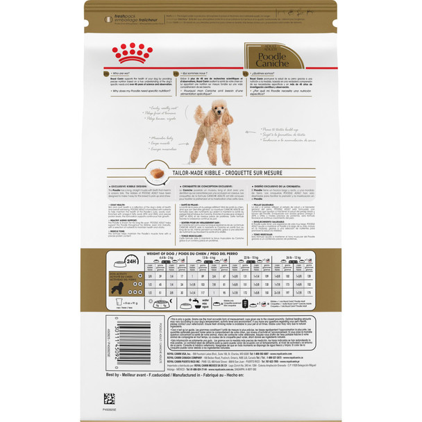 Royal Canin Breed Health Nutrition Poodle Adult Dry Dog Food 2.5 Lb Bag