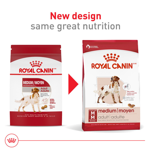 Royal Canin Size Health Nutrition Medium Adult Dry Dog Food 17 Lb Bag