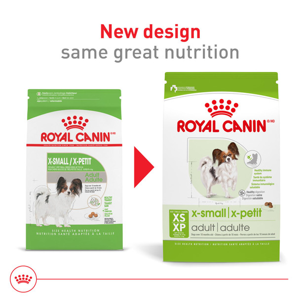 Royal Canin Size Health Nutrition X-Small 7+ Adult Dry Dog Food 2.5 Lb Bag