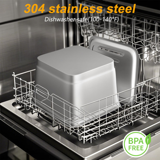 Seirmep Stainless Steel Cat Water Fountain 101Oz/3L Automatic Pet Water Fountain Dog Water Fountain With Replacement Filters For Cats Small Dogs (2 Filters And 2 Sponges)